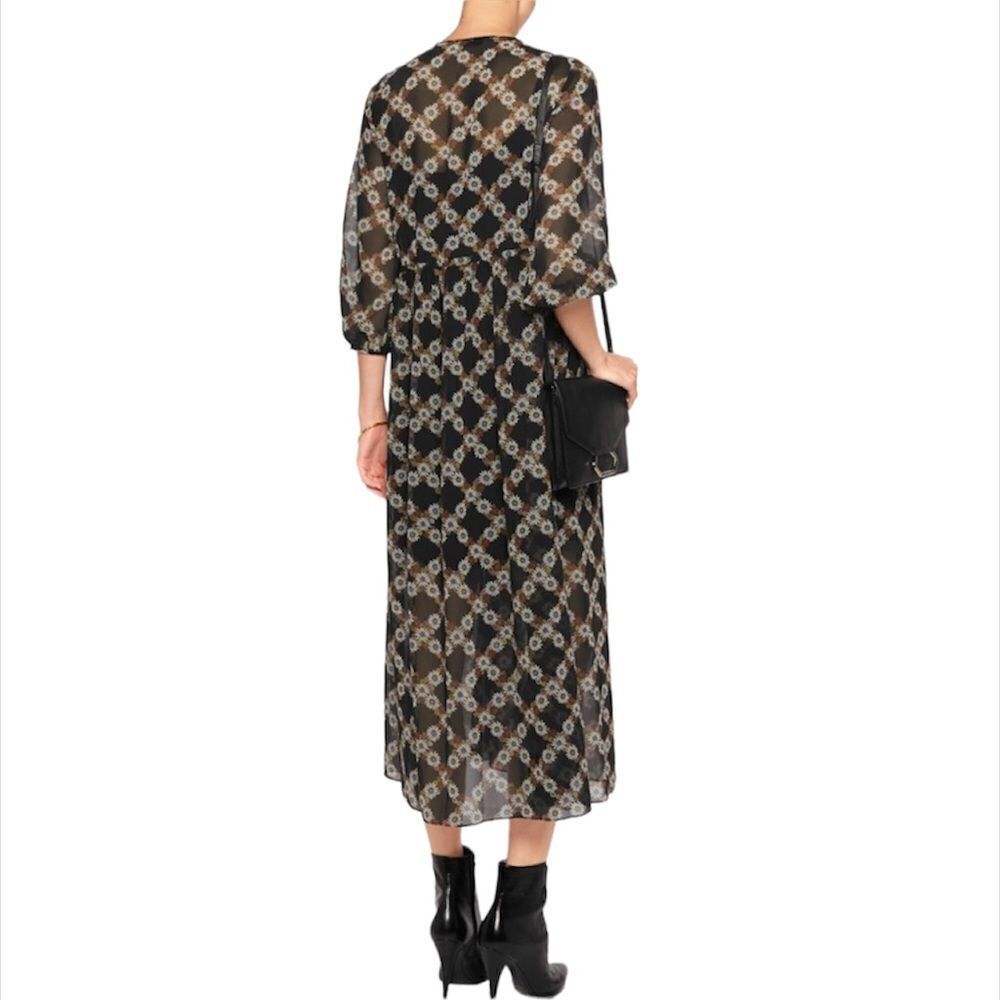 ‎Sandro Paris Floral Chiffon Dress - Picture 2 of 7